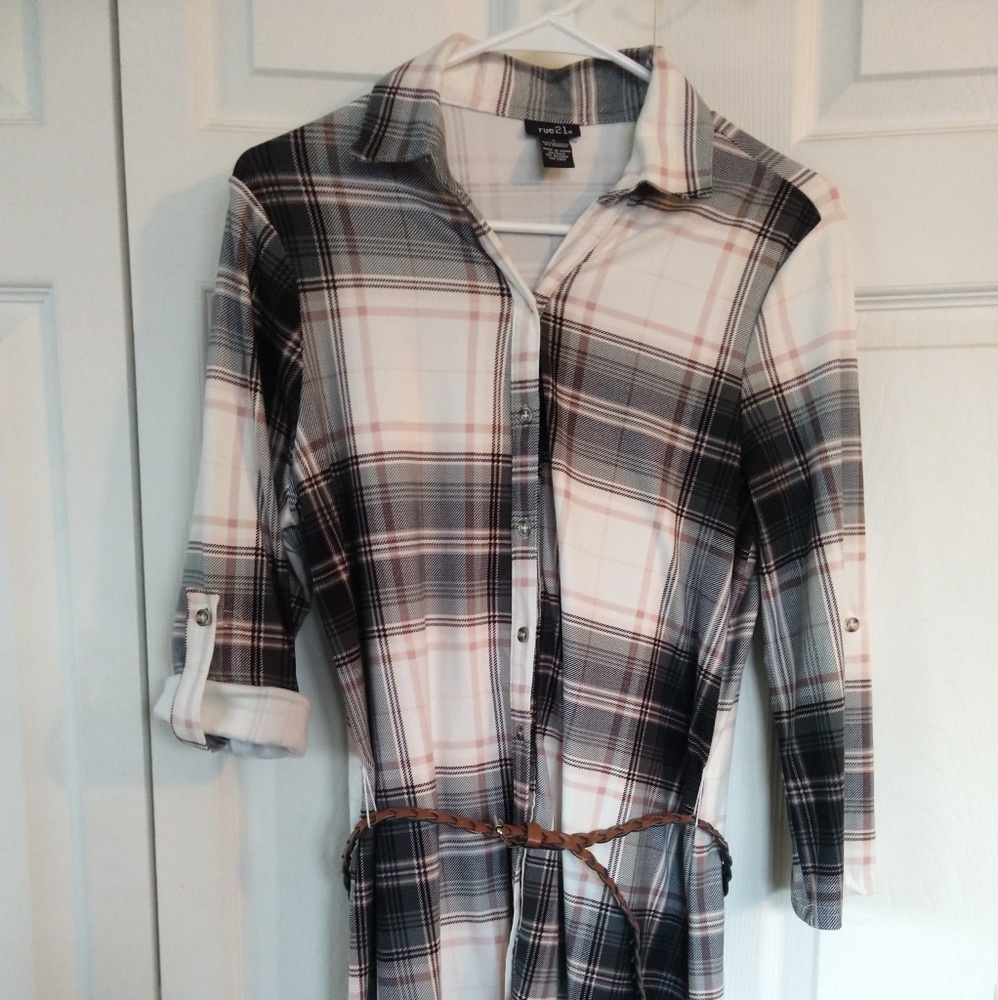 Flannel dress
